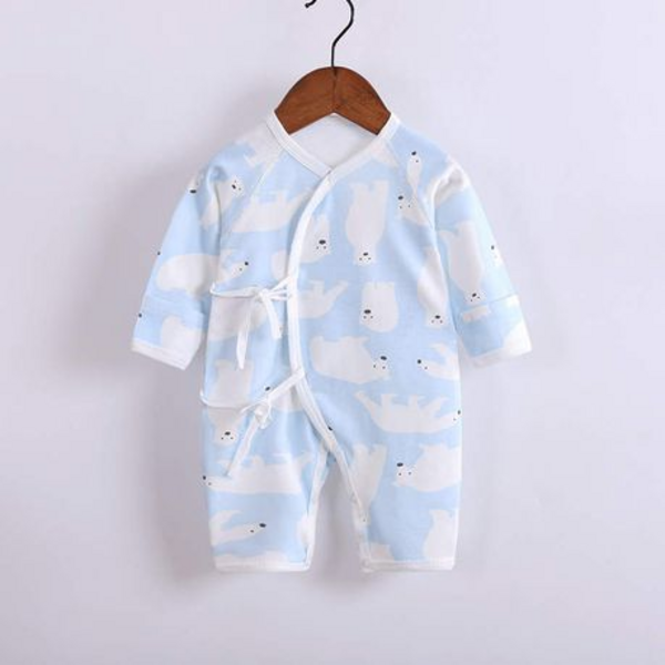 100% Cotton Monk Style Baby Romper - Ice Bear - Image 2