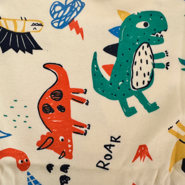 Boys Winter Long Sleeve Cotton Pyjamas/Sleepwear - Big Dino - Image 2